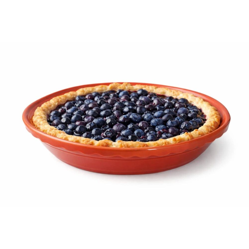 Fiestaware FIESTA Pie Plate Deep Dish Baker Baking Bake Bakeware CERAMIC Poppy